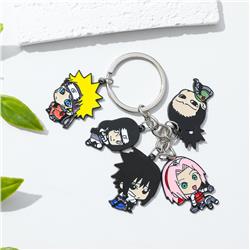 Naruto anime keychain 5pcs a set