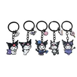 Kuromi anime keychain