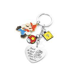 Super Mario anime keychain 5pcs a set