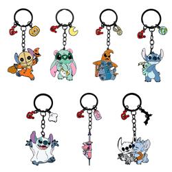 stitch anime keychain