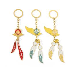 Genshin Impact anime keychain 5pcs a set