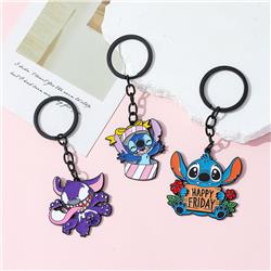 stitch anime keychain 5pcs a set