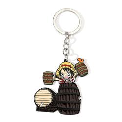 One Piece anime keychain 5pcs a set