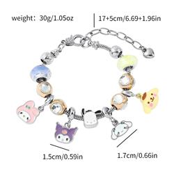 Kuromi anime bracelet