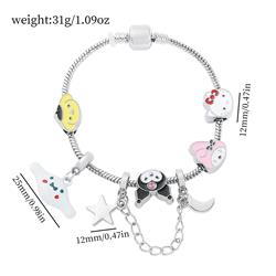 Kuromi anime bracelet