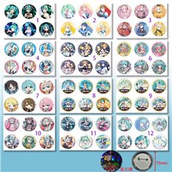 Hatsune Miku anime pin 6pcs a set 75mm