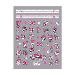 Kuromi anime 3D nail sticker
