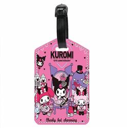 Kuromi anime baggage tag