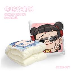 Ne Zha anime pillow blanket