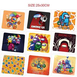 Among Us anime Mouse pad 25*30cm