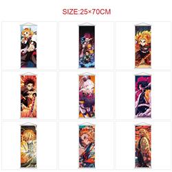 Demon slayer kimets anime wallscroll 25*70cm price for 5 pcs