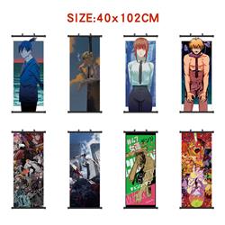 chainsaw man anime wallscroll 40*120cm
