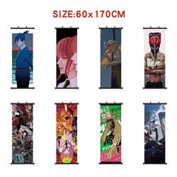 chainsaw man anime wallscroll 60*170cm