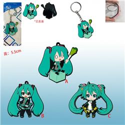 Hatsune Miku anime keychain