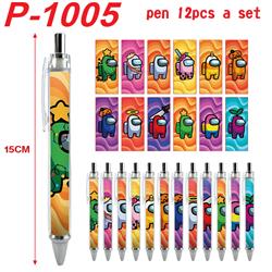 Among Us anime pen 12 pcs a set