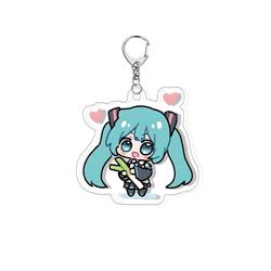 Hatsune Miku anime keychain
