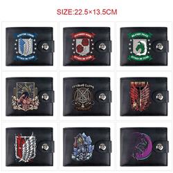 Attack on Titan anime wallet