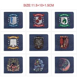 Attack on Titan anime wallet