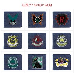 My Hero Academia anime wallet