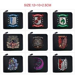 Attack on Titan anime wallet