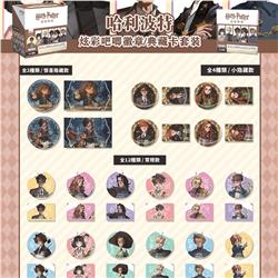 Harry Potter anime pin 75mm 6pcs a set