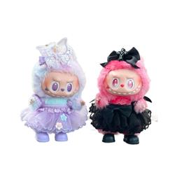 Labubu anime 17cm doll change clothes set