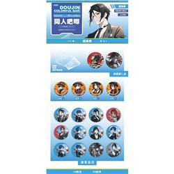 Kuroshitsuji anime pin 75mm 10pcs a set