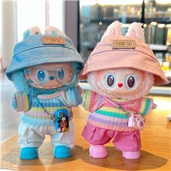 Labubu anime 17cm doll change clothes