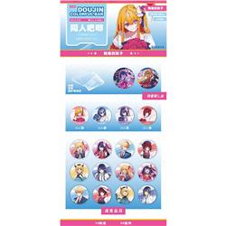 Oshi no Ko anime pin 75mm 10pcs a set