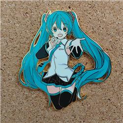 Hatsune Miku anime pin 2 pcs a set