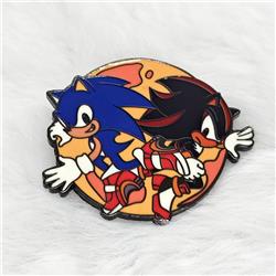 Sonic anime pin 2 pcs a set