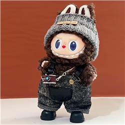 Labubu anime 17cm doll change clothes