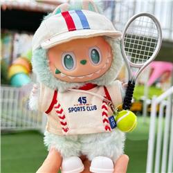 Labubu anime 17cm doll change clothes set