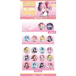 Puella Magi Madoka Magica anime pin 75mm 10pcs a set