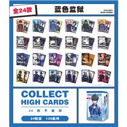 Blue Lock anime card 24pcs a set