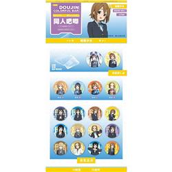 K-ON! anime pin 75mm 10pcs a set