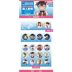 Detective Conan anime pin 75mm 10pcs a set