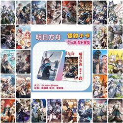 Arknights anime laser card 55pcs a set