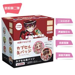 Toilet-bound hanako-kun anime pin 75mm 6pcs a set