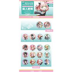 SPY×FAMILY anime pin 75mm 10pcs a set