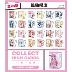 Bocchi the rock anime card 24pcs a set
