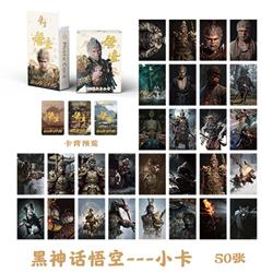 Black Myth: Wukong anime laser card 50pcs a set