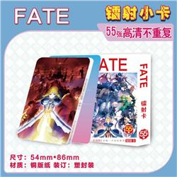 Fate anime laser card 55pcs a set