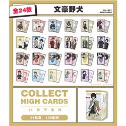 Bungo Stray Dogs anime card 24pcs a set