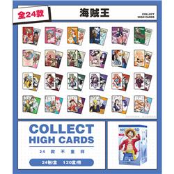 One Piece anime card 24pcs a set