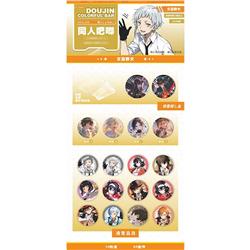 Bungo Stray Dogs anime pin 75mm 10pcs a set