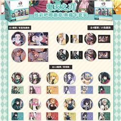 Demon slayer kimets anime pin 75mm 6pcs a set