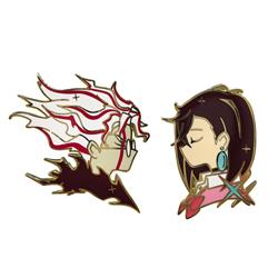 dandadan anime pin 3 pcs a set