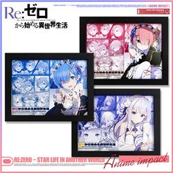 Re Zero Kara Hajimeru Isekai Seikatsu anime picture frame painting