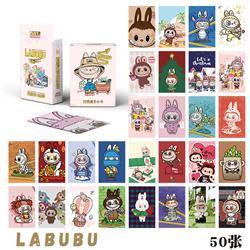 Labubu anime LOMO card 50pcs a set